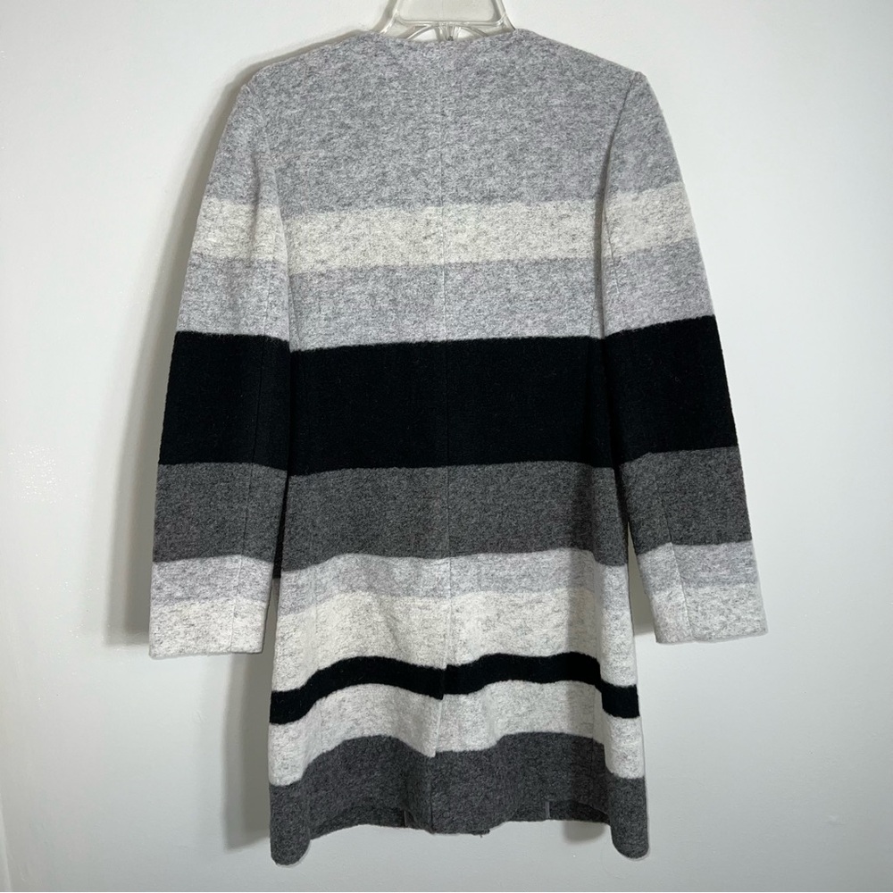 Talbots Wool Blend Button Front Sweater Coat Jack… - image 6